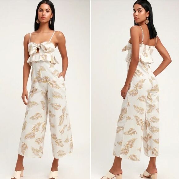Billabong Pants - Billabong x Sincerely Jules Twist Flirt Jumpsuit Size Small